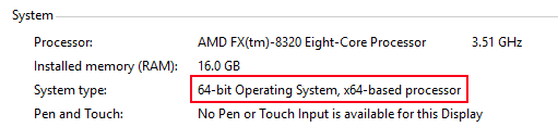 OS 64 Bit